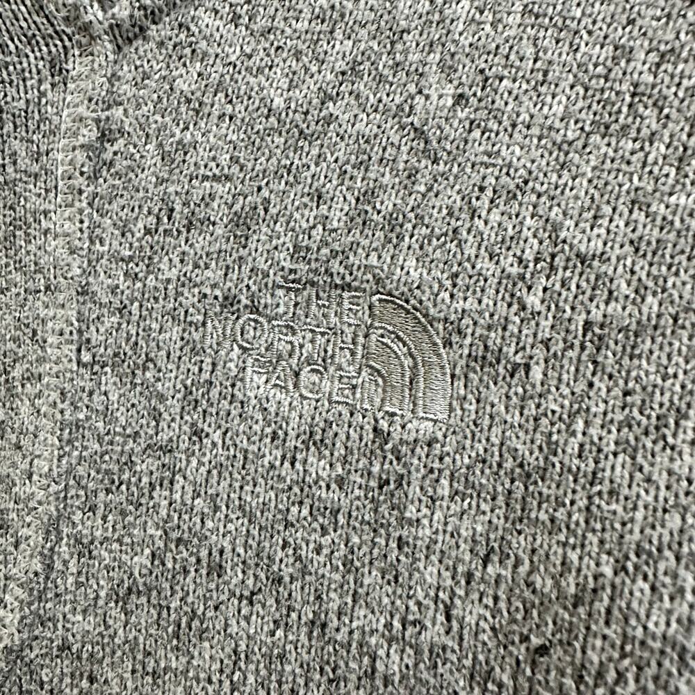The North Face Women's Gray Full Zip Fleece Jacket Size Medium - Picture 4 of 8